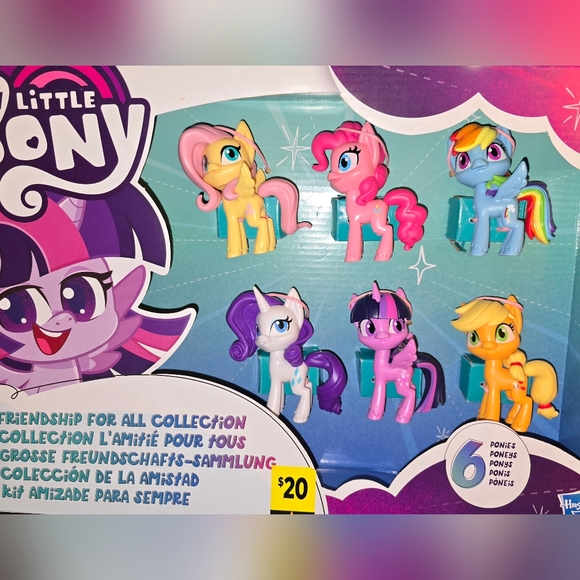 My Little Pony Other - My Little Pony Colorful Pony Set From Friendship Is Magic